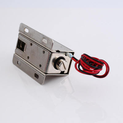 ล็อคตู้ไฟฟ้าแบบเปิดเฟรม 12v DC Electrical Control Solenoid Express Parcel Locker Electromagnetic Lock 24v