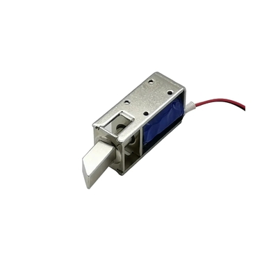 U1054-1D-B โซลินอยด์ล็อคประตูสำหรับตู้เก็บของ ระยะชัก 10 มม. ฉนวนคลาส B ชุบโครเมียม