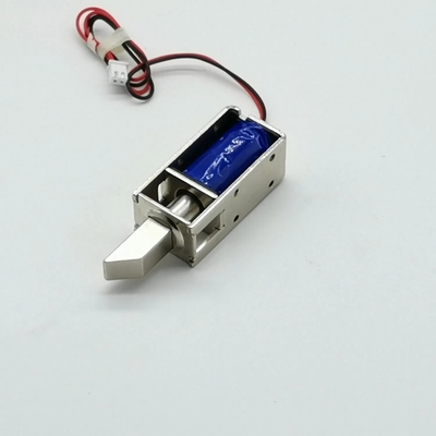 U1054-1D-B โซลินอยด์ล็อคประตูสำหรับตู้เก็บของ ระยะชัก 10 มม. ฉนวนคลาส B ชุบโครเมียม