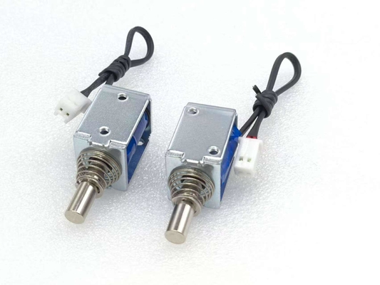 สินค้าใหม่ มินิ DC 12 โวลต์ U0625S โซลินอยด์แบบเปิดเฟรม แบบเส้นตรง ดึงและดัน 3V 12V 24V คอยล์