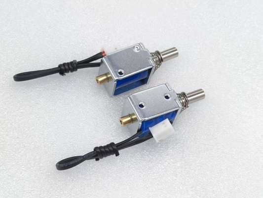 สินค้าใหม่ มินิ DC 12 โวลต์ U0625S โซลินอยด์แบบเปิดเฟรม แบบเส้นตรง ดึงและดัน 3V 12V 24V คอยล์