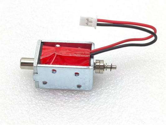 U0629 เปิดกรอบและแม่เหล็กขนาดเล็ก 24V DC ยกดดึง Solenoid ขนาดเล็ก Linear Motion Actuator