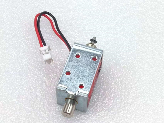 U0629 เปิดกรอบและแม่เหล็กขนาดเล็ก 24V DC ยกดดึง Solenoid ขนาดเล็ก Linear Motion Actuator