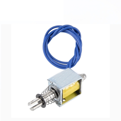 DC 12V 0.3N 8mm Stroke Open Frame แม่เหล็กไฟฟ้าโซลินอยด์