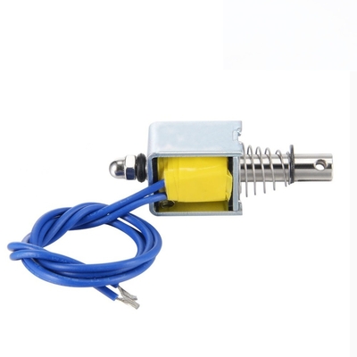 DC 12V 0.3N 8mm Stroke Open Frame แม่เหล็กไฟฟ้าโซลินอยด์