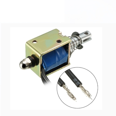 DC 12V 0.3N 8mm Stroke Open Frame แม่เหล็กไฟฟ้าโซลินอยด์